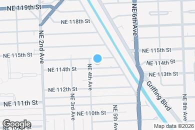 Map image of the property - 425 NE 114th St