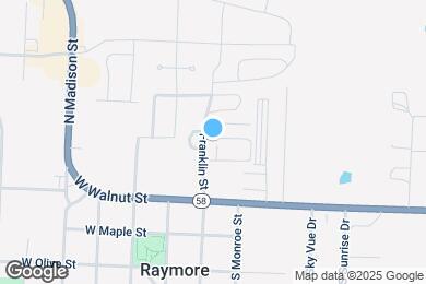 Map image of the property - 207 N Franklin St
