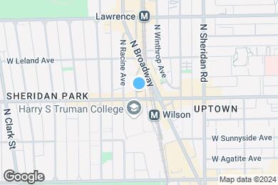 Map image of the property - 1124 W Wilson Avenue