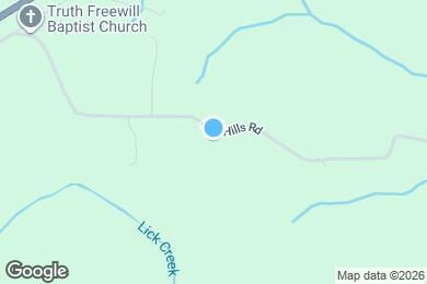 Map image of the property - 611 Oak Hills Rd