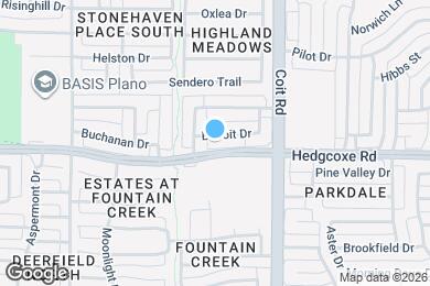 Map image of the property - 4100 Benoit Dr