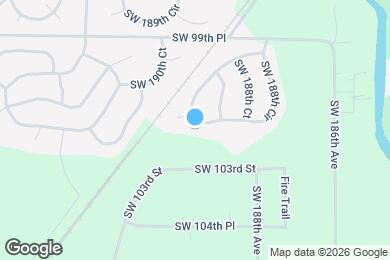 Map image of the property - 10102 SW 188th Cir