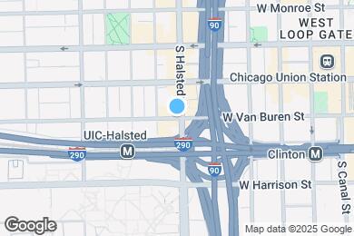 Map image of the property - 808 W Van Buren St