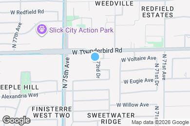 Map image of the property - 13668 N 73rd Dr