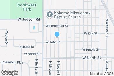 Map image of the property - 1507 N Leeds St