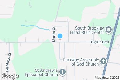 Map image of the property - 1870 Boykin Blvd