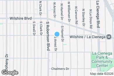 Map image of the property - 202 S Arnaz Dr