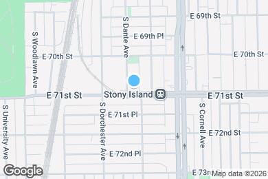 Map image of the property - 7053 S Dante Ave