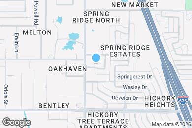 Map image of the property - 1325 Maple Ridge Dr