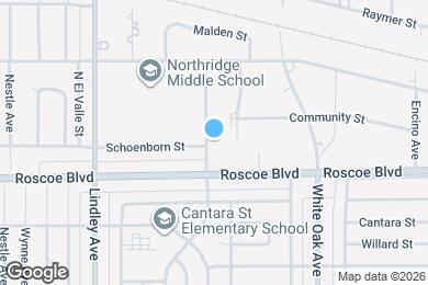 Map image of the property - 8332 Zelzah Ave