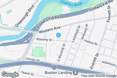 Map image of the property - 46 Waverly St