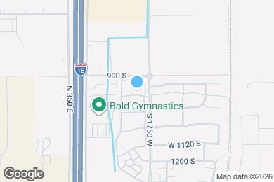 Map image of the property - 1780 W 950 S