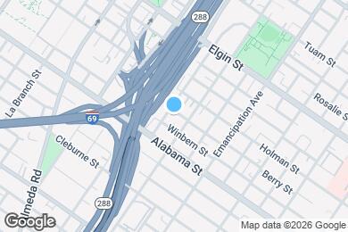 Map image of the property - 2108 Berry St