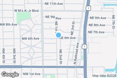 Map image of the property - 618 NE 1st St