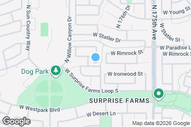 Map image of the property - 17722 W Marshall Ln