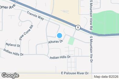 Map image of the property - 1040 Alturas Dr