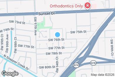 Map image of the property - 9483 SW 76th St