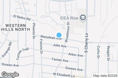 Map image of the property - 8115 Marydean Ave