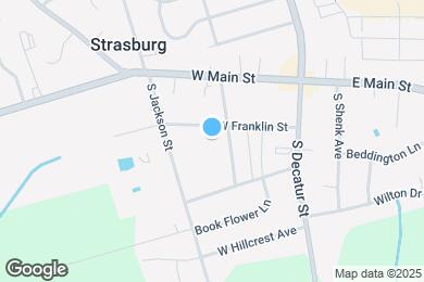 Map image of the property - Strasburg Schoolhouse Apartments