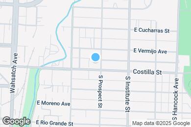 Map image of the property - 746 E Costilla St