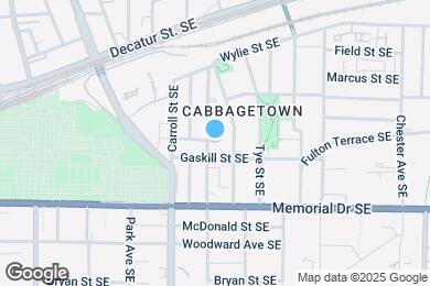 Map image of the property - 212 Berean Ave SE