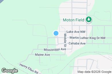 Map image of the property - 7722 Martin Luther King Dr NW