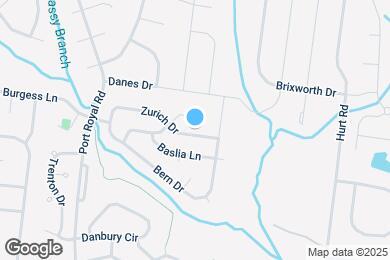 Map image of the property - 1641 Zurich Dr
