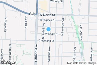 Map image of the property - 950 W Eagle St
