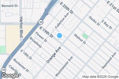 Map image of the property - 184 E 19th St