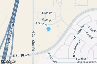 Map image of the property - 23593 E 3rd Pl