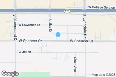 Map image of the property - 2800 W Spencer St
