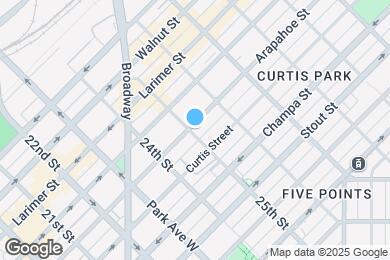 Map image of the property - 1095 25th St