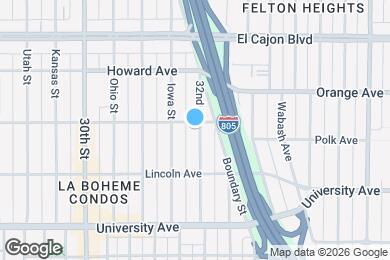 Map image of the property - 4080 32nd St