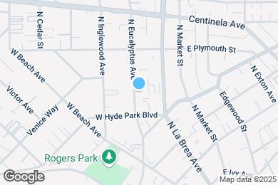 Map image of the property - 730 N Eucalyptus Ave