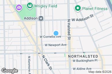 Map image of the property - 845 W Cornelia Ave