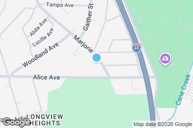 Map image of the property - 1889 Marjorie St
