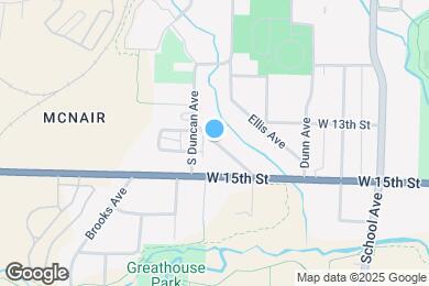 Map image of the property - 1337 Van Buren Ave