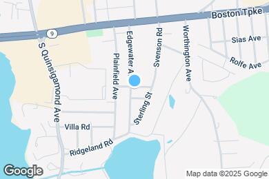 Map image of the property - 43 Edgewater Ave