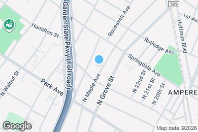 Map image of the property - 327 N Maple Ave