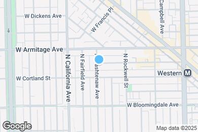 Map image of the property - 2659 W Homer St