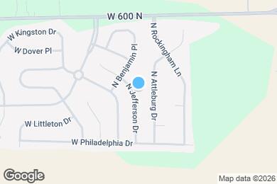 Map image of the property - 5739 N Jefferson Dr
