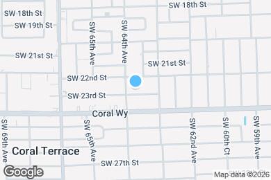Map image of the property - 6371 SW 23rd St