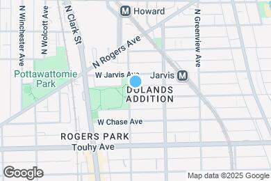 Map image of the property - 1644 W Sherwin Ave