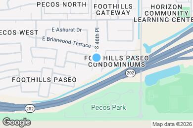Map image of the property - 16625 S 46th Pl