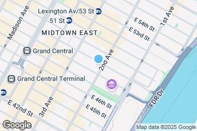 Map image of the property - 250 E 49th St