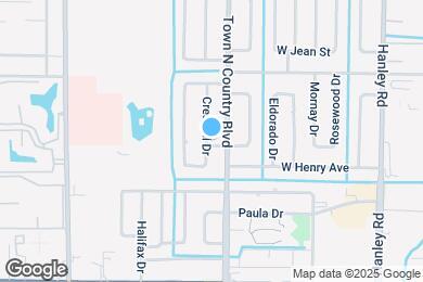 Map image of the property - 6001 Cresthill Dr