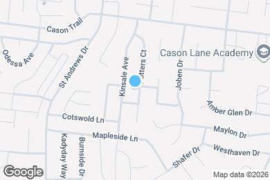 Map image of the property - 1802 Potters Ct