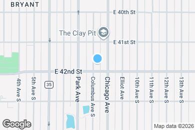 Map image of the property - 4145 Columbus Ave