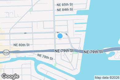 Map image of the property - 1030 NE 81st St
