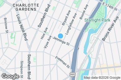 Map image of the property - 993 Jennings St